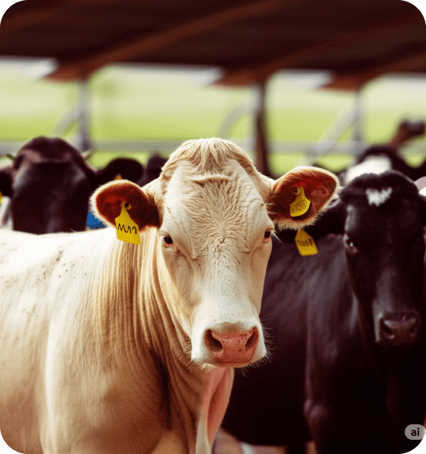 Cattle with RFID tags - competitor approach