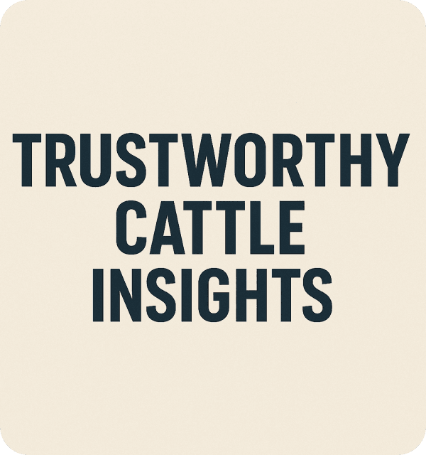 Trustworthy cattle insights and data analytics